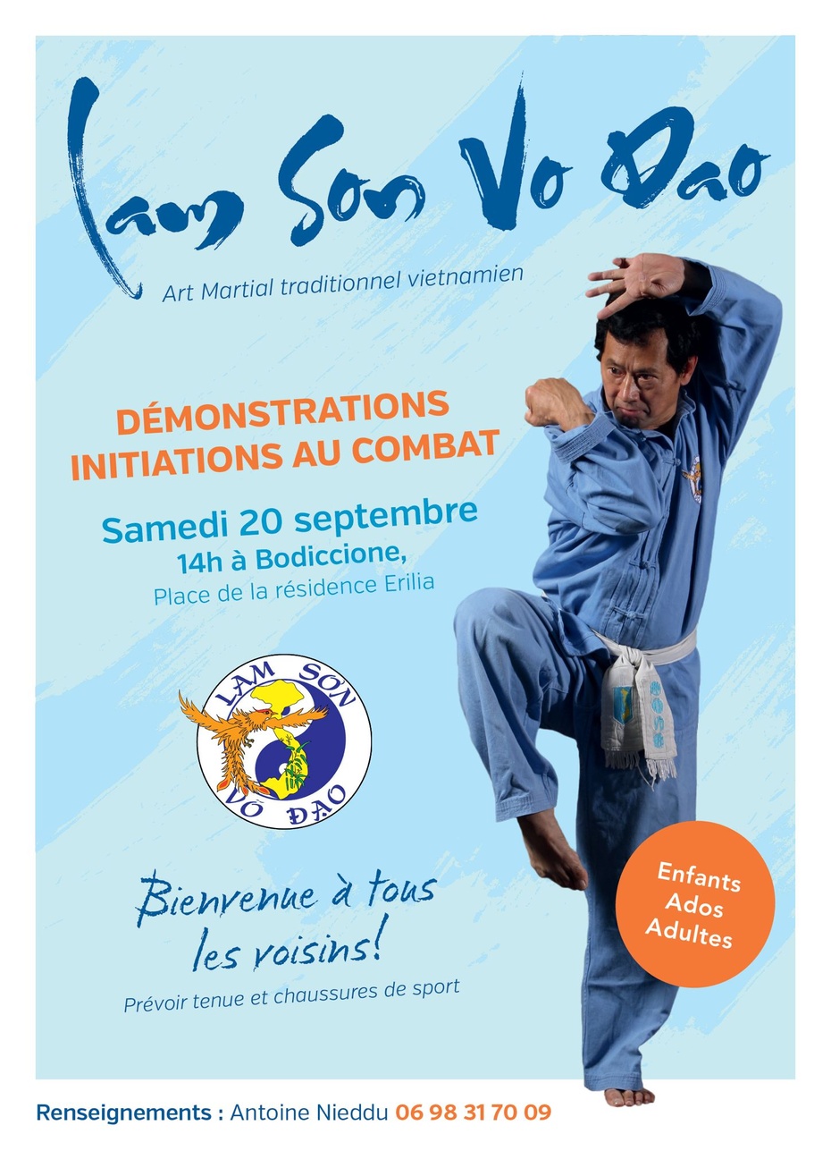 Démonstrations et Initiations au combat - Septembre 2025